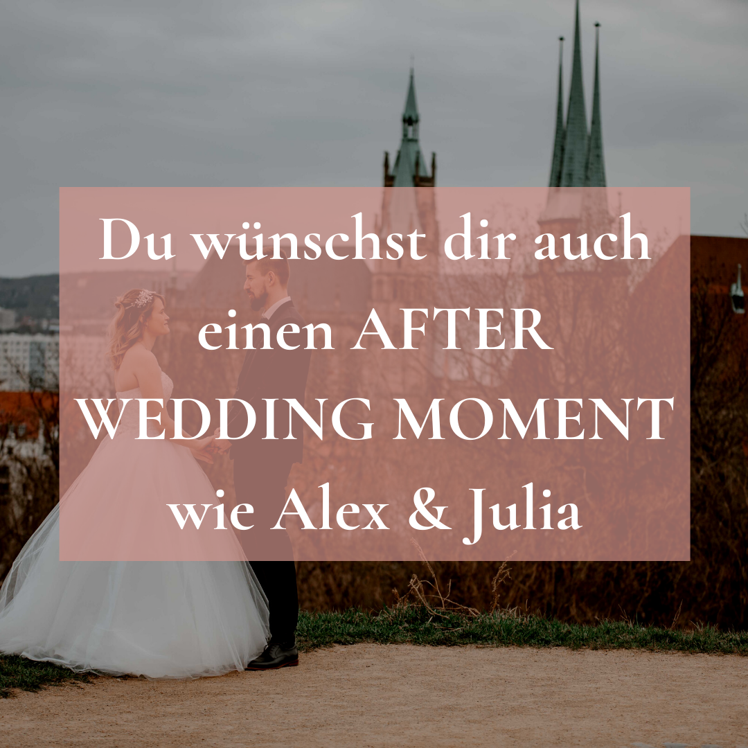 After Wedding Moment von Hochzeitsplanerin Thüringen